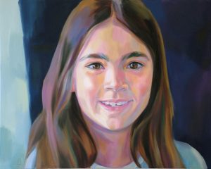 Portrait in Öl auf Leinwand. Portrait im Auftrag malen lassen. Zug. Schweiz