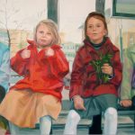 Portrait in Öl auf Leinwand. Portrait im Auftrag malen lassen. Zug. Schweiz