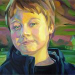Portrait in Öl auf Leinwand. Portrait im Auftrag malen lassen. Zug. Schweiz