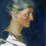 Portrait in Öl auf Leinwand. Portrait im Auftrag malen lassen. Zug. Schweiz