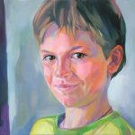 Portrait in Öl auf Leinwand. Portrait im Auftrag malen lassen. Zug. Schweiz